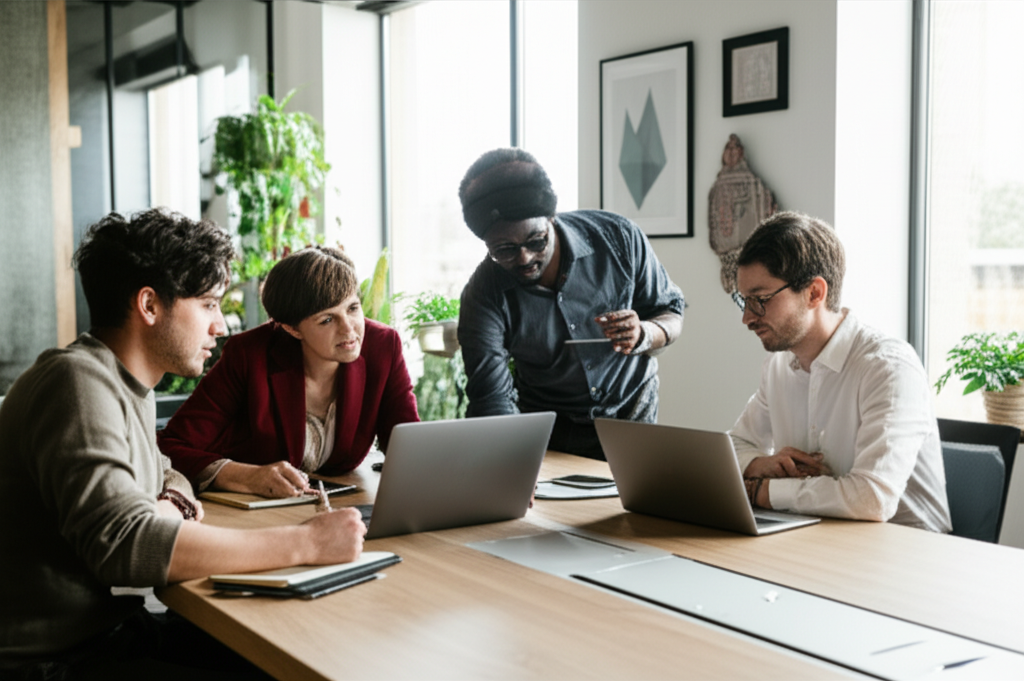 Équipe nocodeci au travail