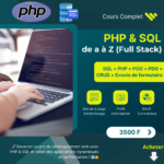 PHP & SQL de A à Z (Full Stack)
