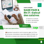 Maîtrisez la gestion de la paie avec SAGE PAIE RH i7